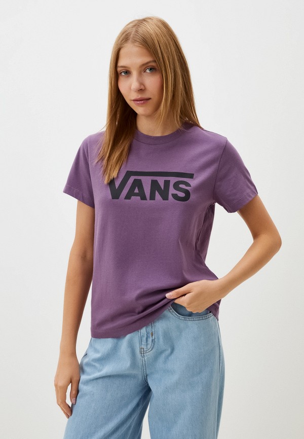 

Футболка Vans, Фиолетовый, WM Flying V Crew Tee