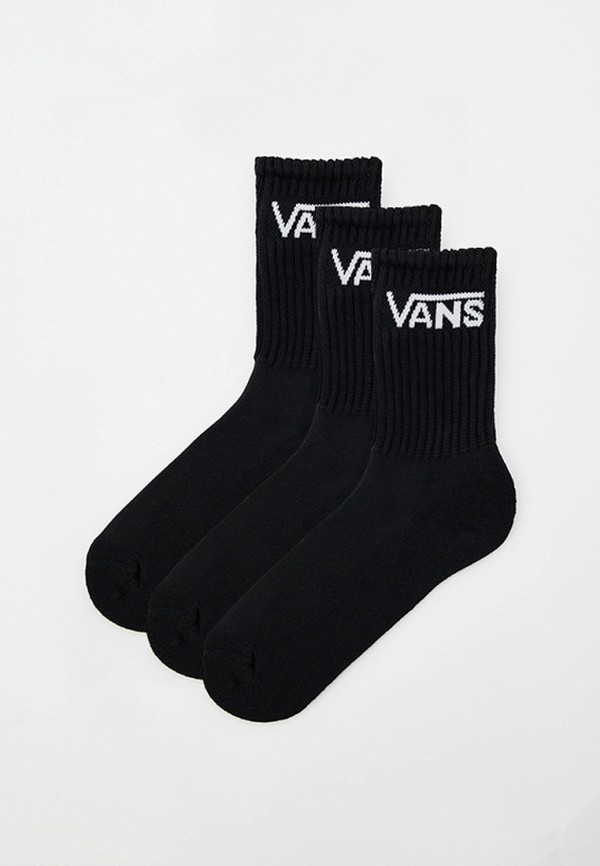 

Носки 3 пары Vans, Черный, WM Classic Crew WMNS 6.5-10 3pk