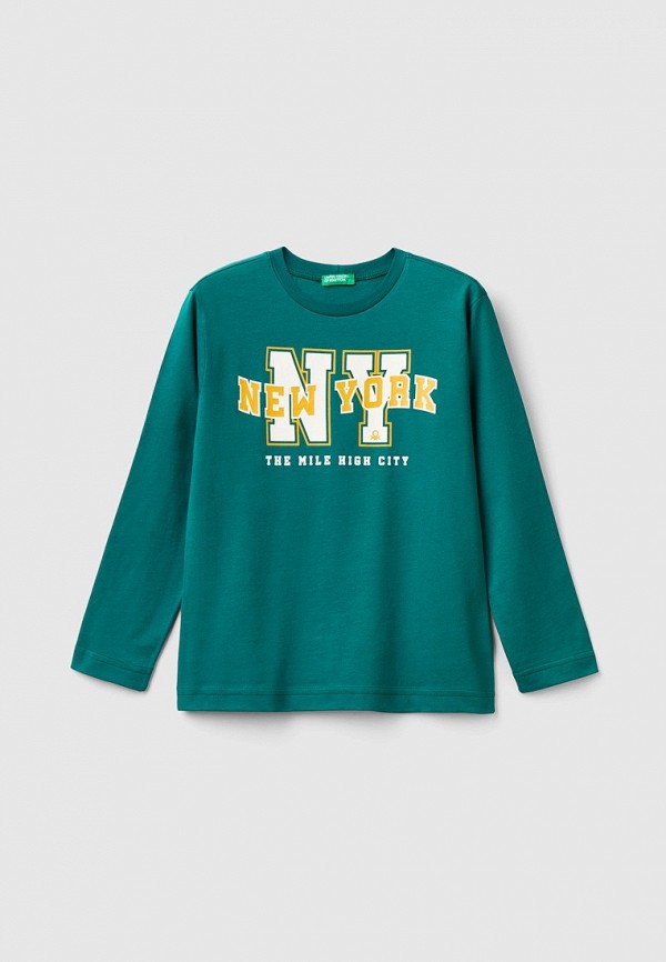 

Лонгслив United Colors of Benetton, Зеленый