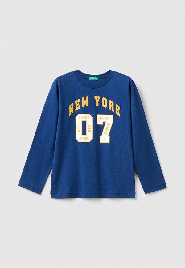 

Лонгслив United Colors of Benetton, Синий