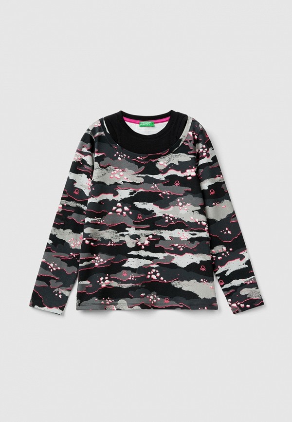

Лонгслив United Colors of Benetton, Черный