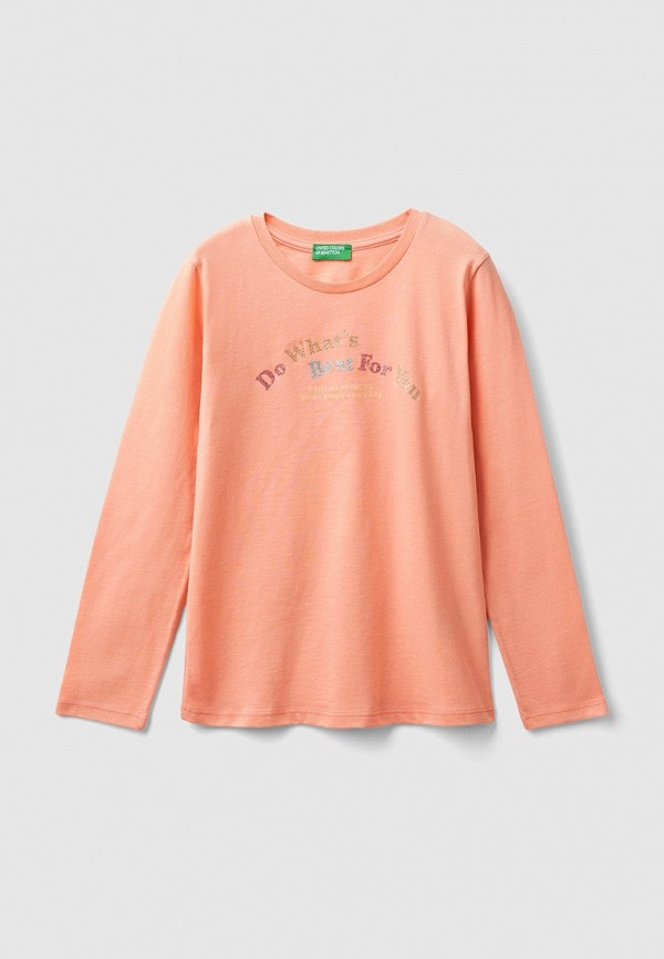 

Лонгслив United Colors of Benetton, Коралловый