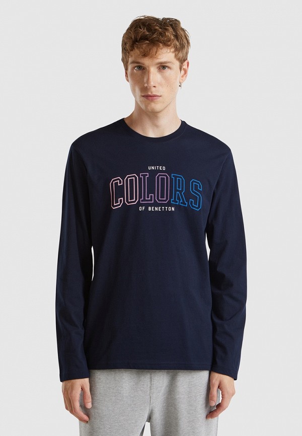

Лонгслив United Colors of Benetton, Синий