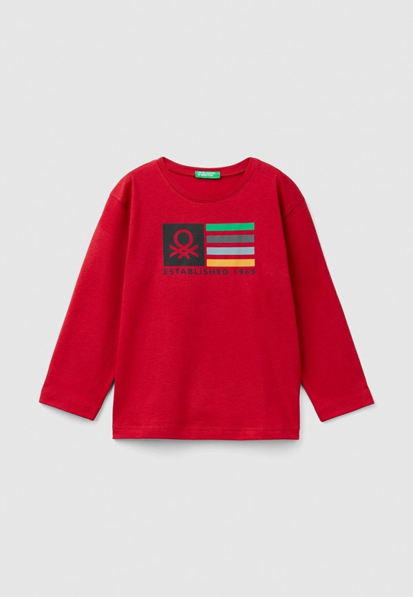 

Лонгслив United Colors of Benetton, Красный
