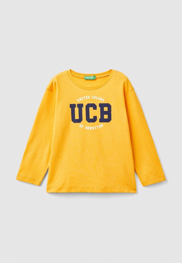 

Лонгслив United Colors of Benetton, Желтый