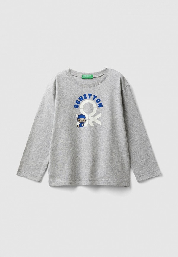 

Лонгслив United Colors of Benetton, Серый