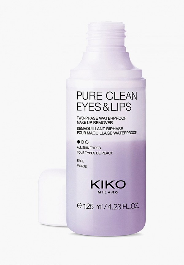 

Средство для снятия макияжа Kiko Milano, Прозрачный, двухфазное