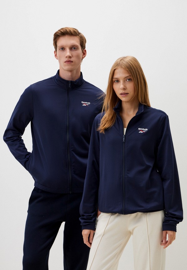 

Олимпийка Reebok, Синий, Ri Small Logo Knit Tracktop