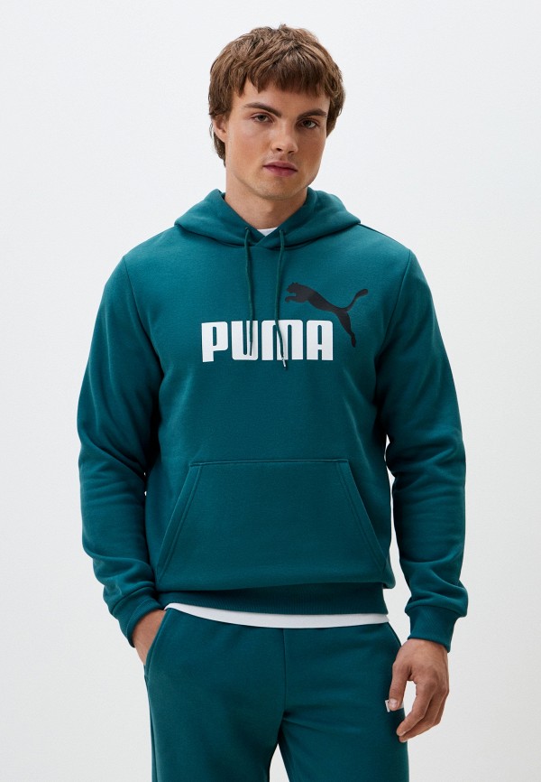 

Худи PUMA, Бирюзовый, ESS+ 2 Col Big Logo Hoodie FL
