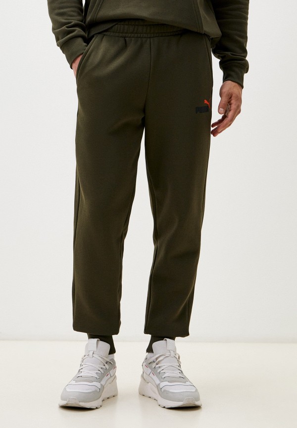 

Брюки спортивные PUMA, Хаки, ESS+ 2 Col Logo Pants FL cl