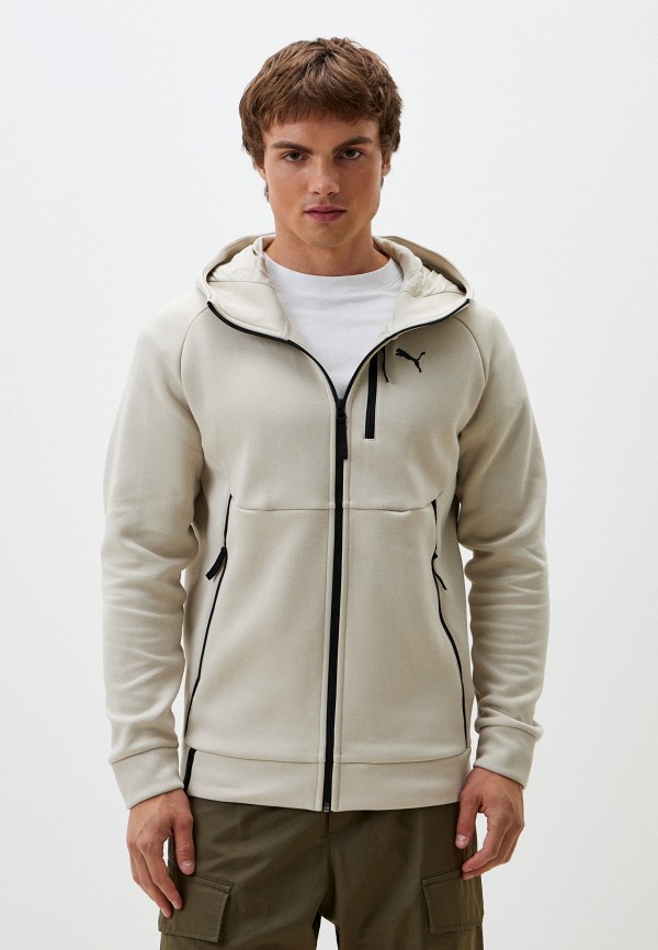 

Толстовка PUMA, Бежевый, PUMATECH FZ Hoodie DK