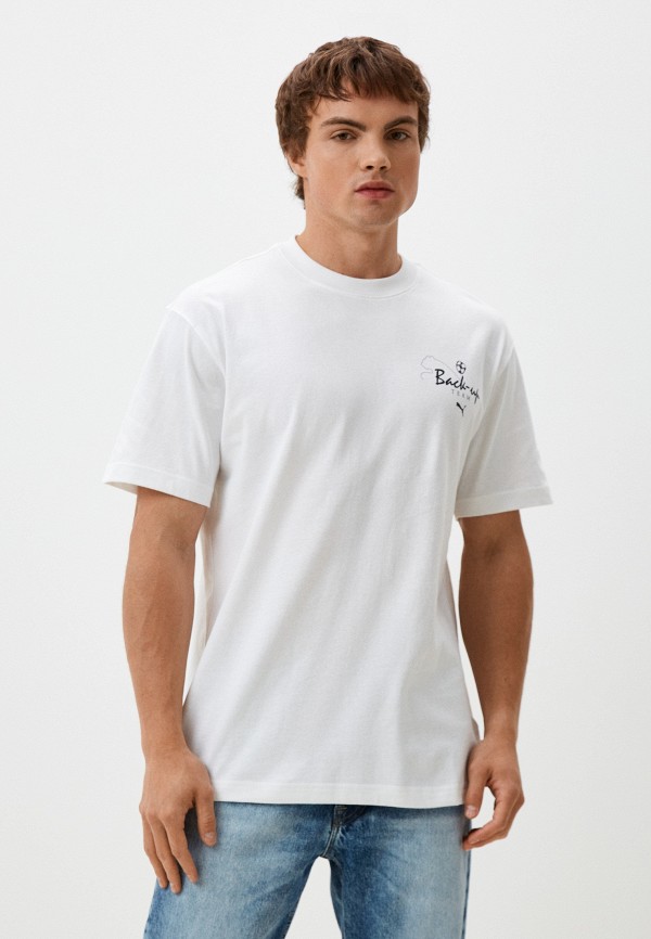 

Футболка PUMA, Белый, GRAPHICS Back Up Team Tee