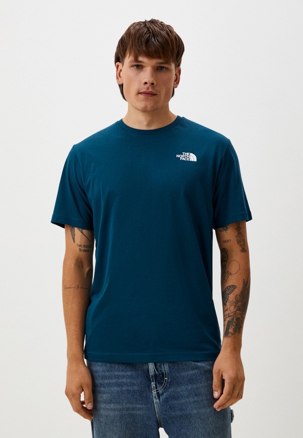 

Футболка The North Face, Бирюзовый, S/S Redbox Tee