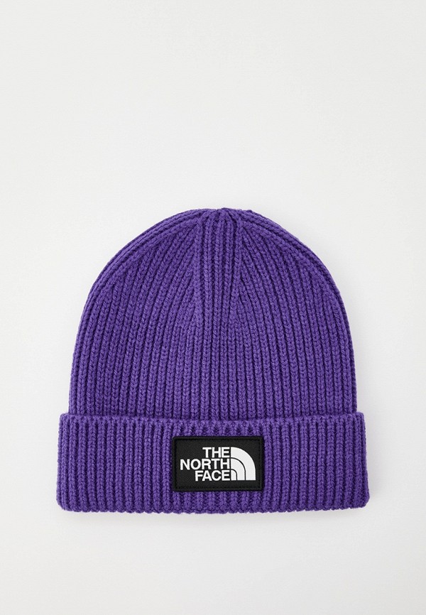 

Шапка The North Face, Фиолетовый, Tnf Logo Box Cuffed Beanie