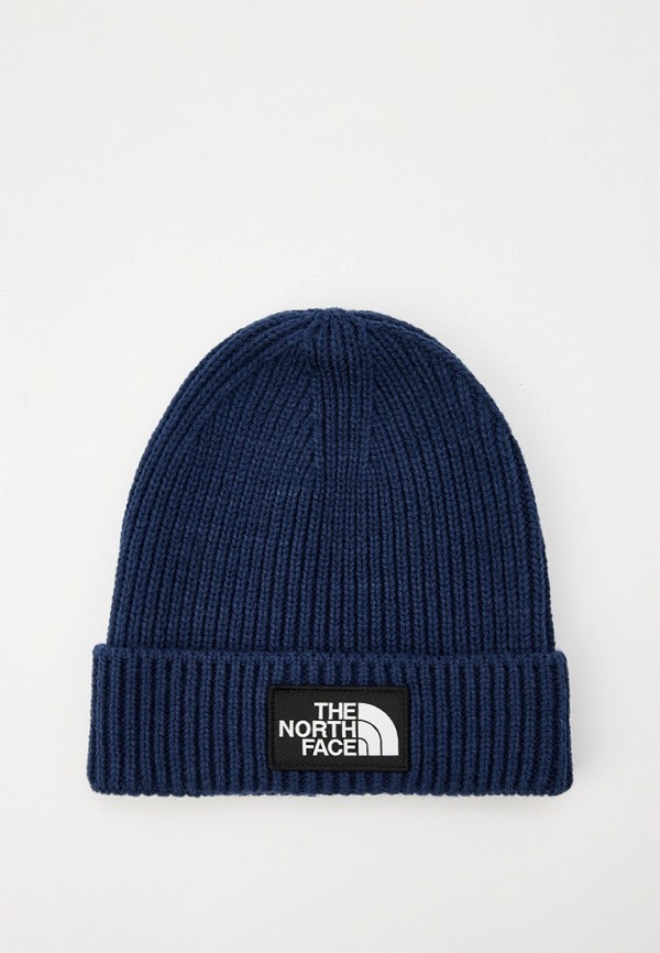 

Шапка The North Face, Синий, Tnf Logo Box Cuffed Beanie