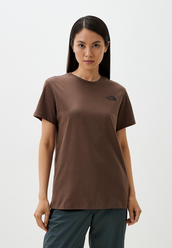 

Футболка The North Face, Коричневый, S/S Relaxed Redbox Tee