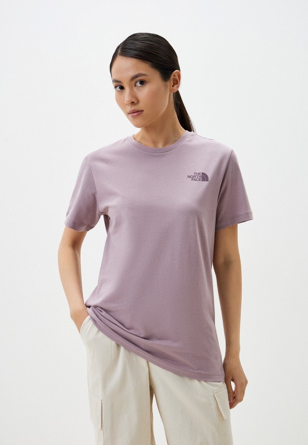 

Футболка The North Face, Фиолетовый, S/S Relaxed Redbox Tee