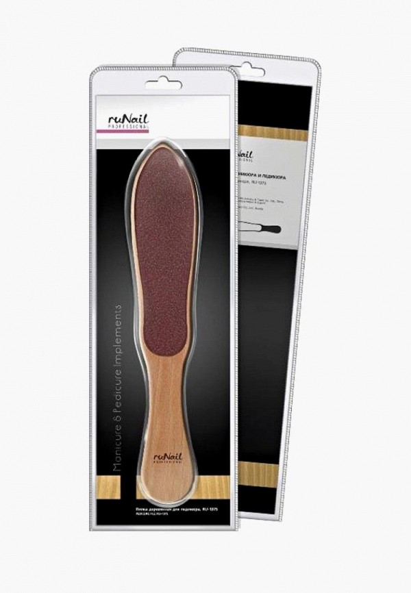

Пилка для педикюра Runail Professional, деревянная, Коричневый