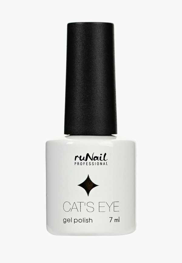 

Гель-лак для ногтей Runail Professional, Фиолетовый, Cat’s eye (золотистый блик, цвет: Чаузи, Chausie)
