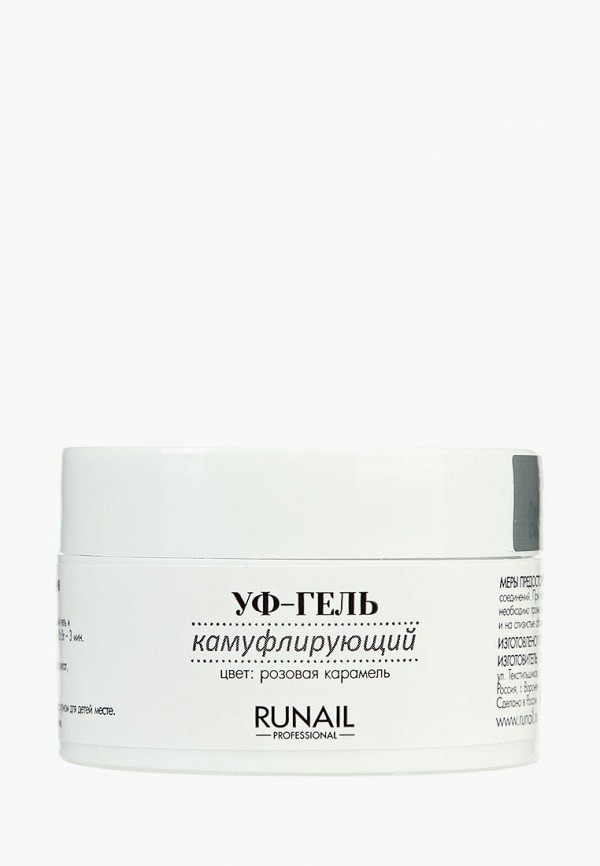 

Гель-лак для ногтей Runail Professional, Камуфлирующий (цвет: Розовая карамель), 15 г, Прозрачный