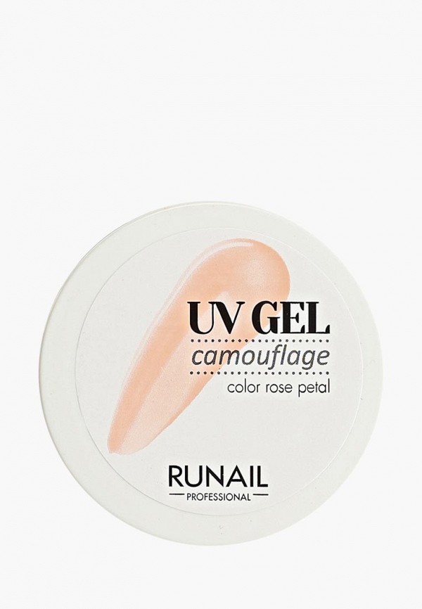 

Гель-лак для ногтей Runail Professional, Камуфлирующий (цвет: Нежный лепесток), 15 г, Прозрачный