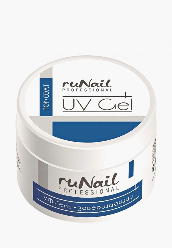 

Гель-лак для ногтей Runail Professional, Прозрачный, Завершающий УФ-гель, 15 г