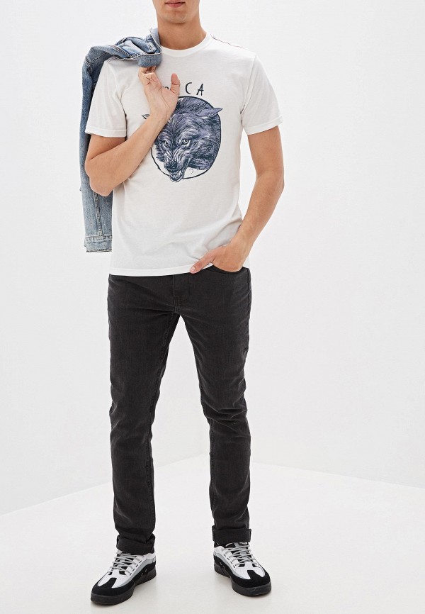

Футболка RVCA, Белый, SNARL SS
