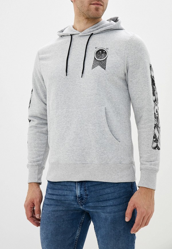 

Худи RVCA, Серый, MANDER HOODIE
