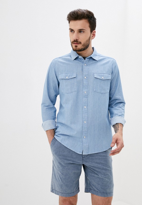 

Рубашка джинсовая RVCA, Голубой, NAKAMA II LS