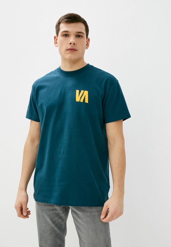 

Футболка RVCA, Бирюзовый, LIZARD WIZARD SS