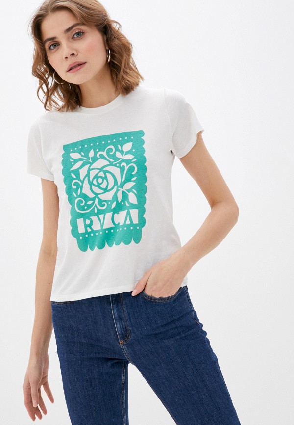 

Футболка RVCA, Белый, LA ROSA