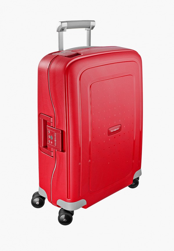 

Чемодан Samsonite, Красный, S'Cure Cabin size