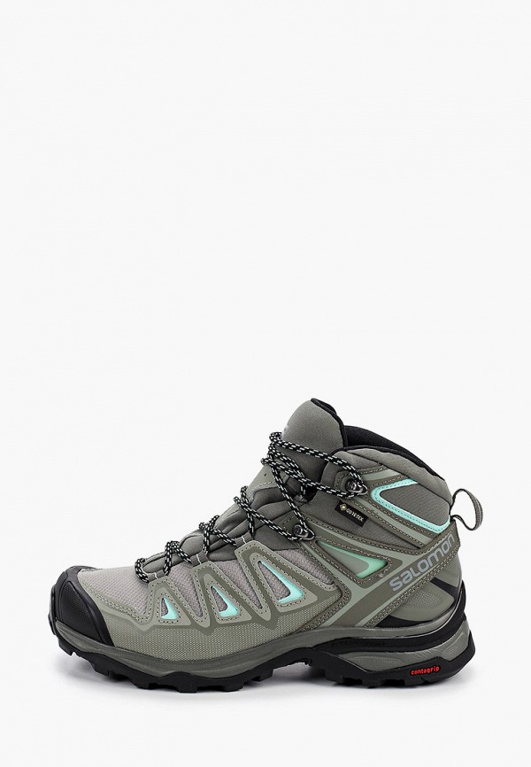 

Ботинки трекинговые Salomon, Зеленый, X ULTRA 3 MID GTX W