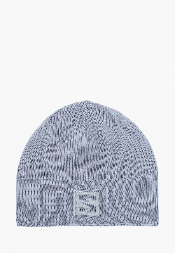 

Шапка Salomon, Голубой, LOGO BEANIE