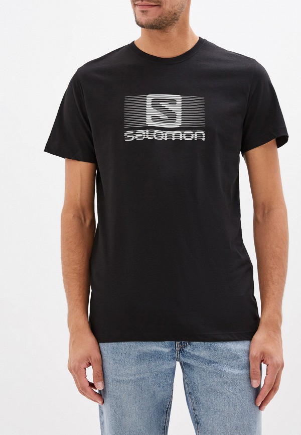 

Футболка Salomon, Черный, BLEND LOGO SS TEE M