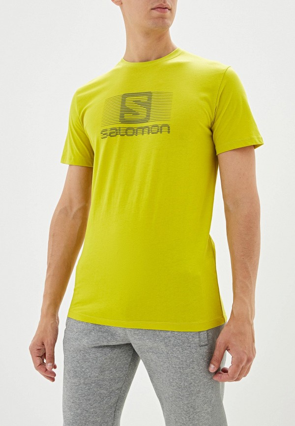 

Футболка спортивная Salomon, Желтый, BLEND LOGO SS TEE M