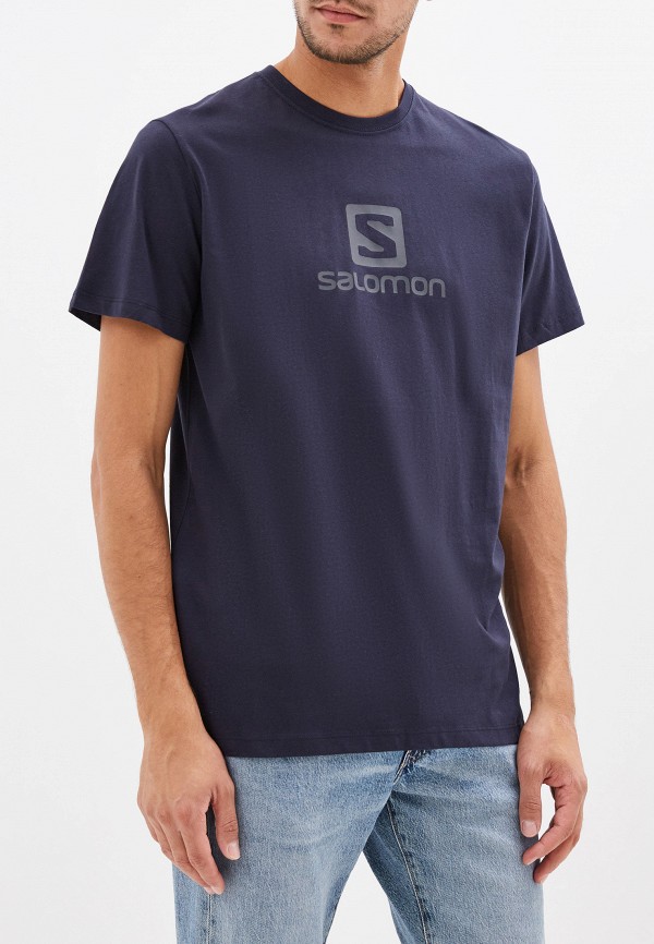 

Футболка Salomon, Синий, COTON LOGO SS TEE M