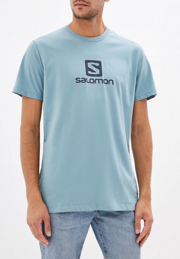 

Футболка Salomon, Бирюзовый, COTON LOGO SS TEE M