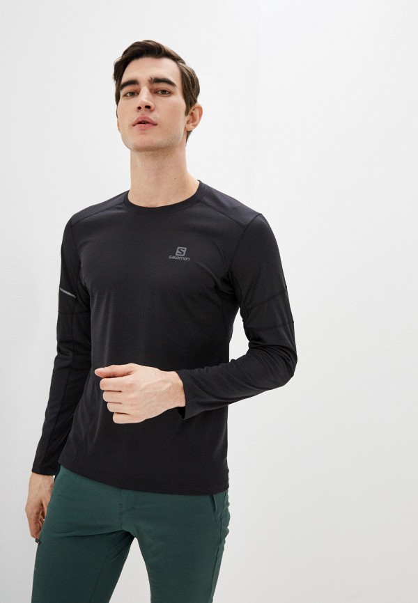 

Лонгслив спортивный Salomon, Черный, AGILE LS TEE M