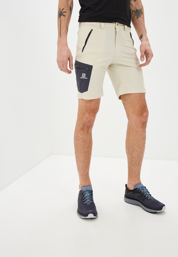 

Шорты спортивные Salomon, Бежевый, WAYFARER SHORT M