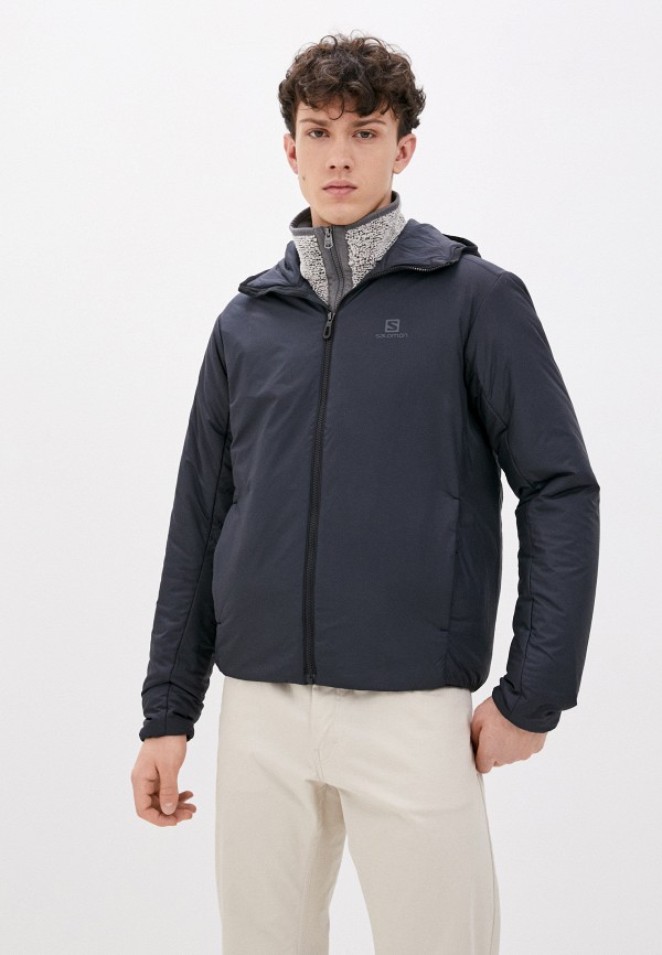 

Куртка утепленная Salomon, Черный, OUTRACK INSUL HOODIE M
