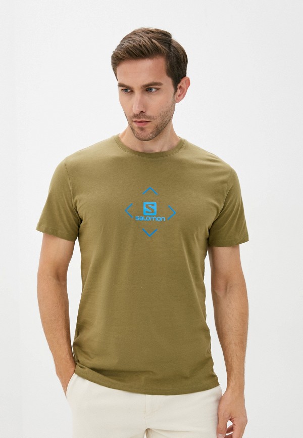 

Футболка Salomon, Хаки, COTON LOGO TEE M