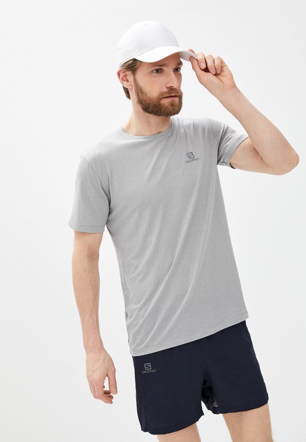 

Футболка спортивная Salomon, Серый, AGILE TRAINING TEE M