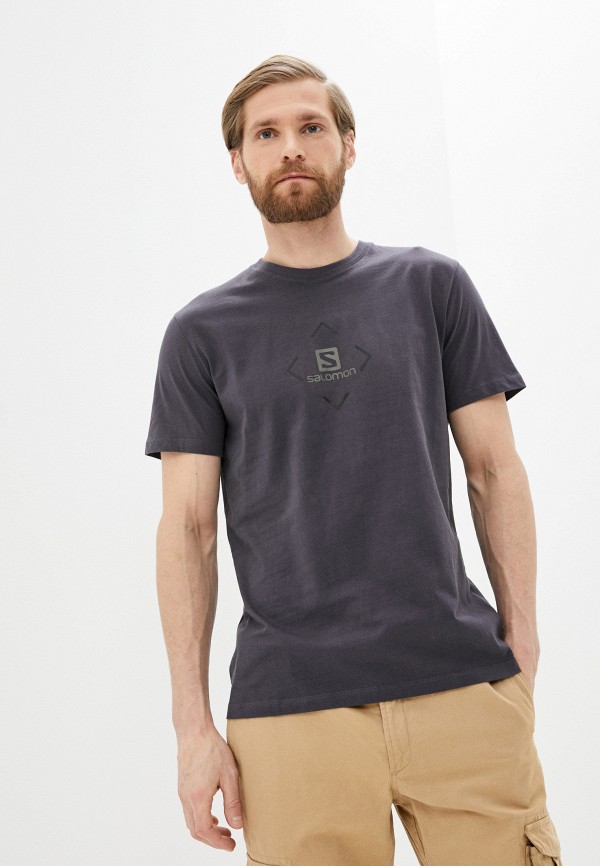 

Футболка Salomon, Серый, SALOMON COTON TEE M