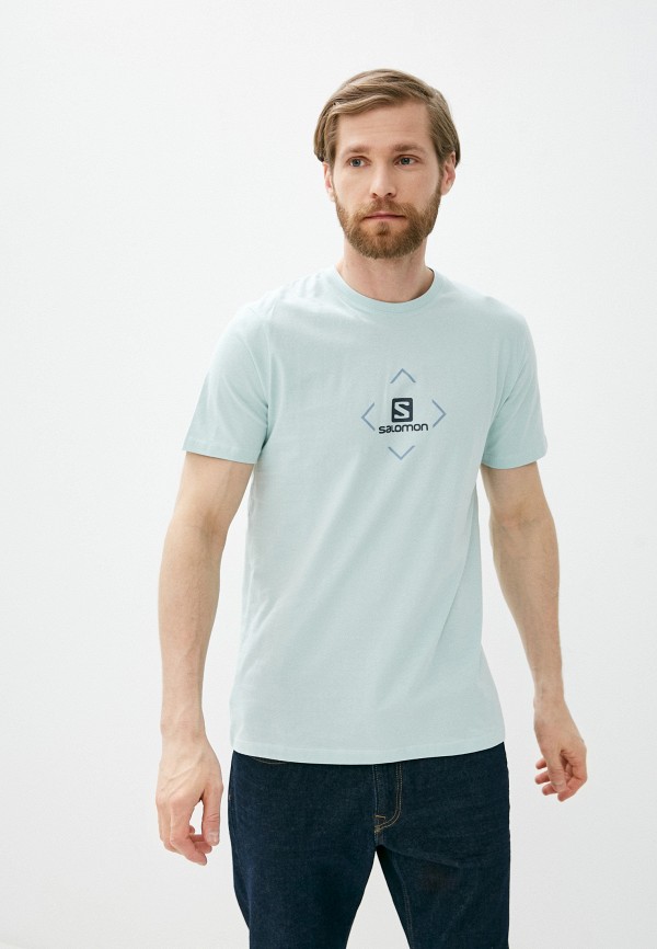 

Футболка Salomon, Бирюзовый, SALOMON COTON TEE M