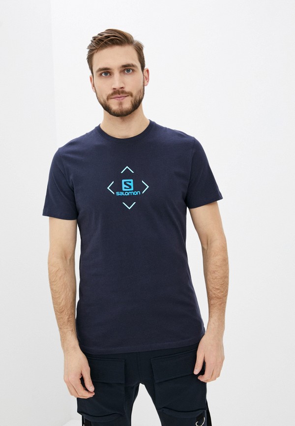 

Футболка Salomon, Синий, SALOMON COTON TEE M