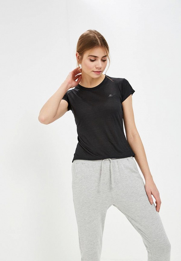 

Футболка спортивная Salomon, AGILE CLASSIC TEE W, Черный