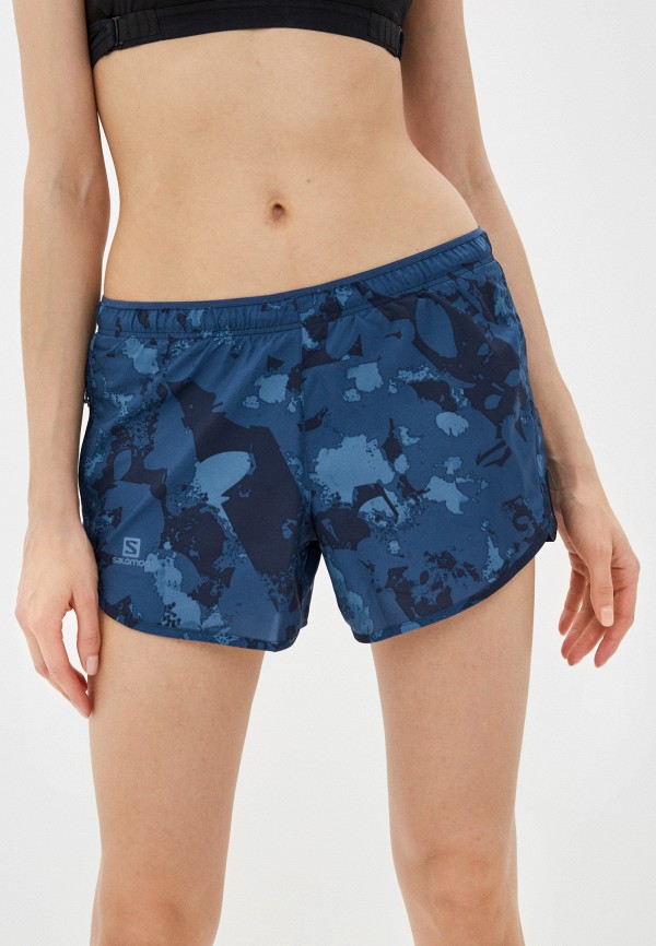 

Шорты спортивные Salomon, Синий, AGILE SHORT W