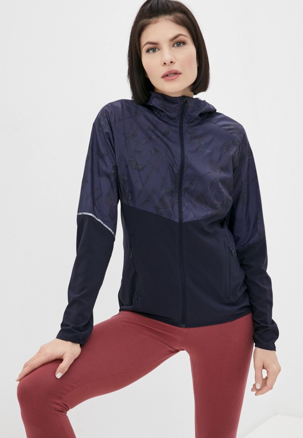 

Ветровка Salomon, Синий, AGILE FZ HOODIE W