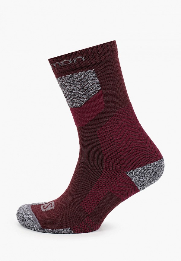 

Носки Salomon, Бордовый, OUTPATH WOOL